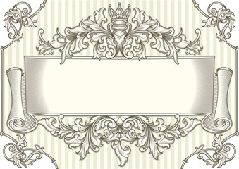 Ornate vintage decorative design