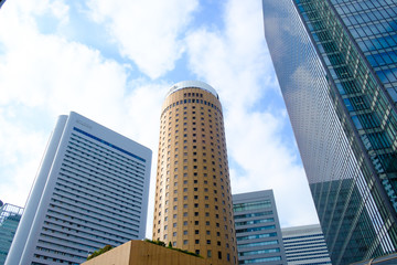 Obraz premium 大阪梅田の高層ビル（マルビル）
