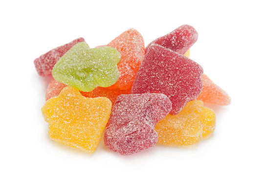 Marmalade jelly candy as pazzles shape