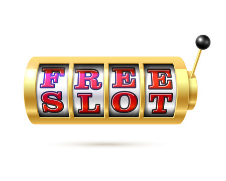 Slot machine with text Free Slot