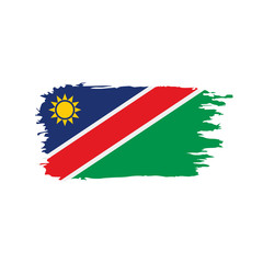 Namibia flag, vector illustration