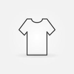 Vector T-shirt minimal icon or design element