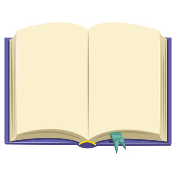 Vector Illustration Of A Book