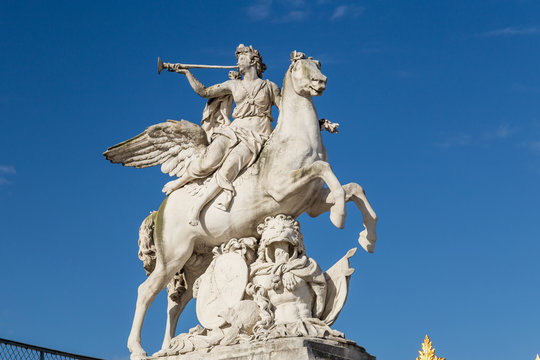 Statue of Renommee from Tuileries garden