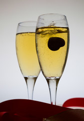 Glass wine.