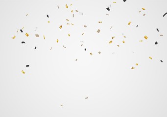 Gold confetti background