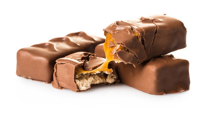chocolate bars close-up