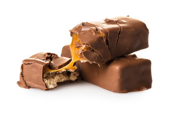 chocolate bars close-up