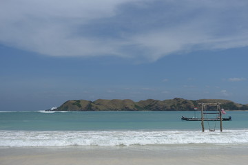 Schaukel im Meer in Lombok