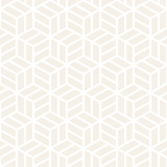 Vector seamless subtle pattern. Modern stylish texture with monochrome trellis. Repeating geometric hexagonal grid. Simple lattice design.