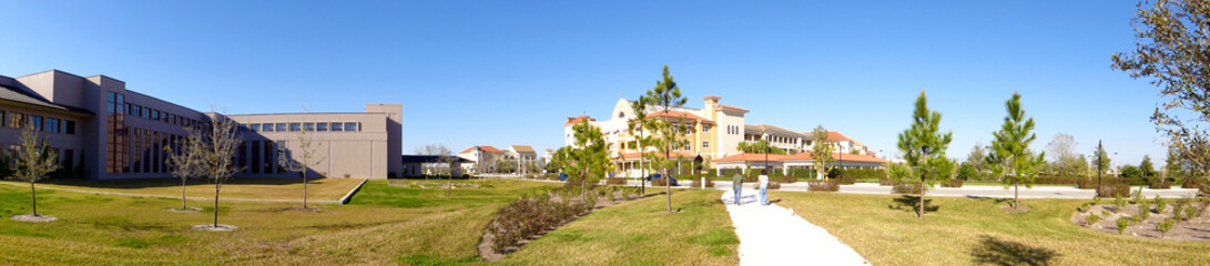 Fototapeta na wymiar Ave Maria, Florida, United States. A planned college town. View of the campus