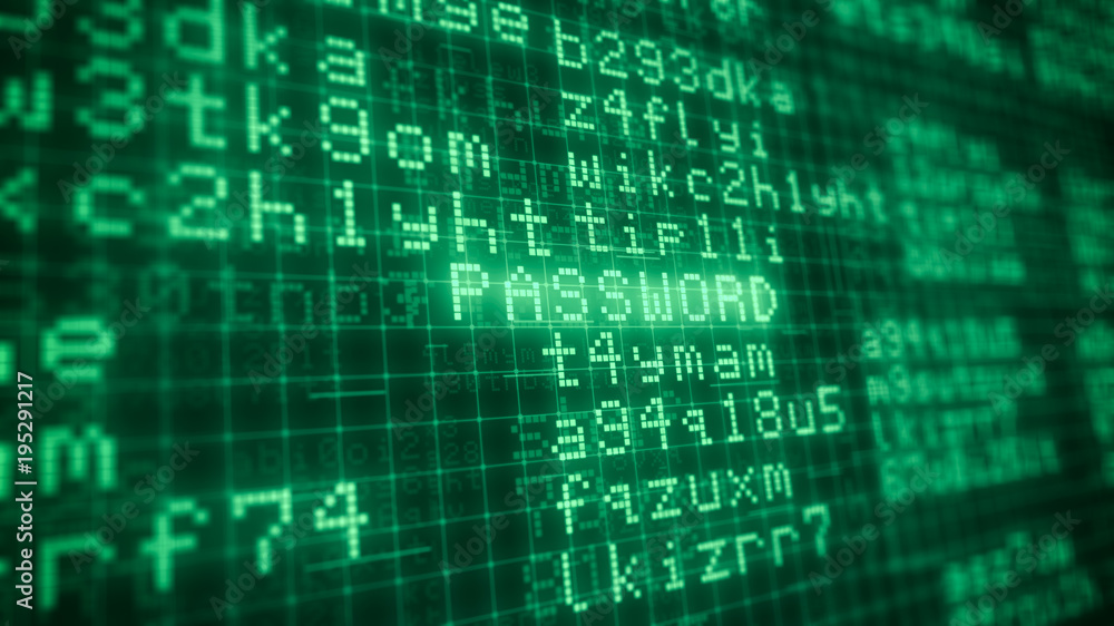 Poster concept of computer security