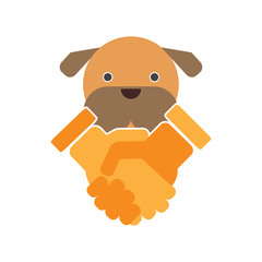 Dog Deal Logo Icon Design