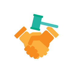 Law Deal Logo Icon Design