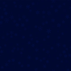 Fototapeta na wymiar Transparent snowflakes seamless pattern on dark blue Christmas background. Chaotic scattered transparent snowflakes. Attractive Christmas creative pattern. Vector illustration.