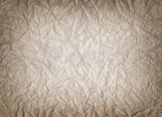 old wrinkled paper texture, background