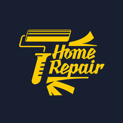 Hand tool for home renovation and construction. Vintage House repair poster.