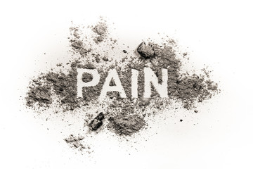Pain word as physical or emotional wound