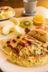 breakfast in the morning