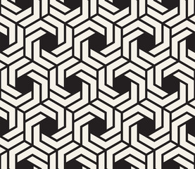 Vector seamless pattern. Modern stylish abstract texture. Repeating geometric tiles