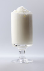 yogurt isolated over white background