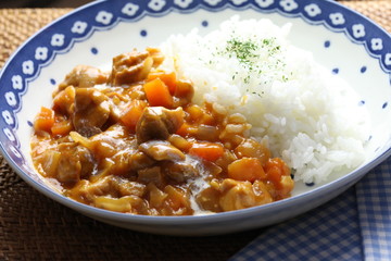 ガーリックトマトシチューとライス