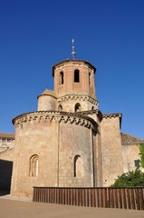 Fototapeta na wymiar Ábside de la Iglesia de San Miguel de Almazán