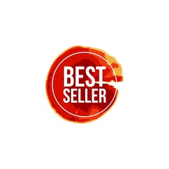 Best Seller Label Vector Template Design
