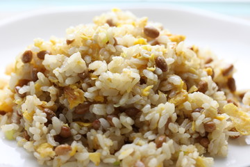 納豆チャーハン