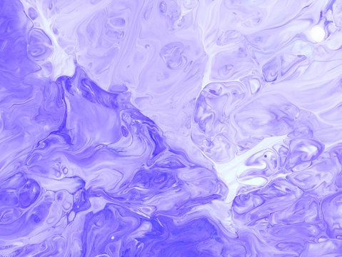Ultra violet marble abstract hand painted background