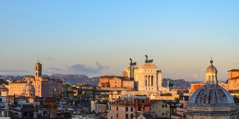 Naklejka na ściany i meble Roofs of Rome