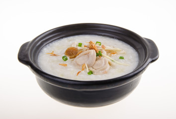 abalone porridge rice gruel