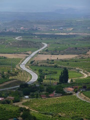 Laguardia, localidad de Álava (Pais Vasco, España) cercana a Vitoria enclavada en la comarca de...