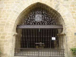 Laguardia, localidad de Álava (Pais Vasco, España) cercana a Vitoria enclavada en la comarca de...
