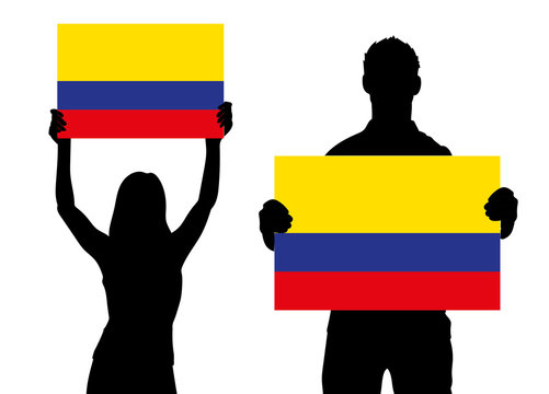 Zwei Fans - Kolumbien