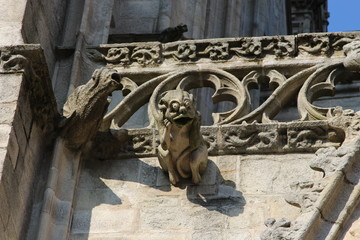Gargouille cathédrale de Quimper Finistère