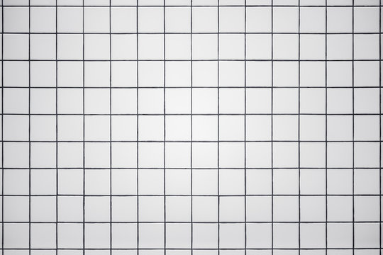 white tiles texture and background