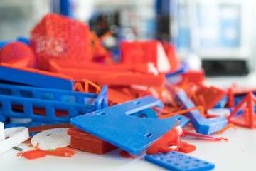 plastic wastes at 3D printing