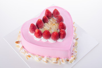 cake, Ice-cream cake on background