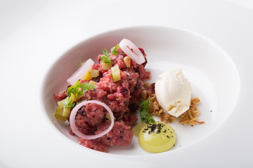 Fresh beef tartar
