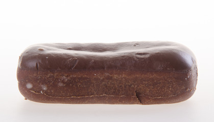 chocolate donuts on a background