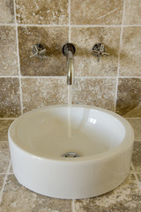 Contemporary wash hand basin