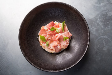 Prosciutto smoked meat