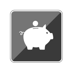 Sparschwein - Reflektierender App Button