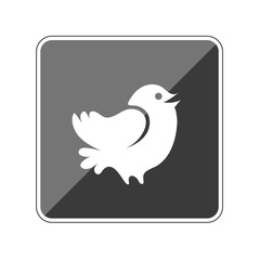 Vogel - Reflektierender App Button