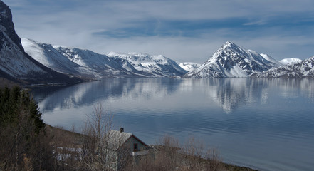 Fjord d'Alta, Novège - obrazy, fototapety, plakaty