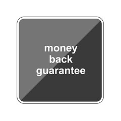 money back quarantee - Reflektierender App Button