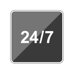 24-7 - Reflektierender App Button