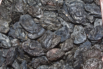 dried fruits isolated on white background