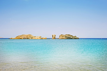 Naklejka premium Meravigliosa spiaggia dell'isola di Creta, Grecia